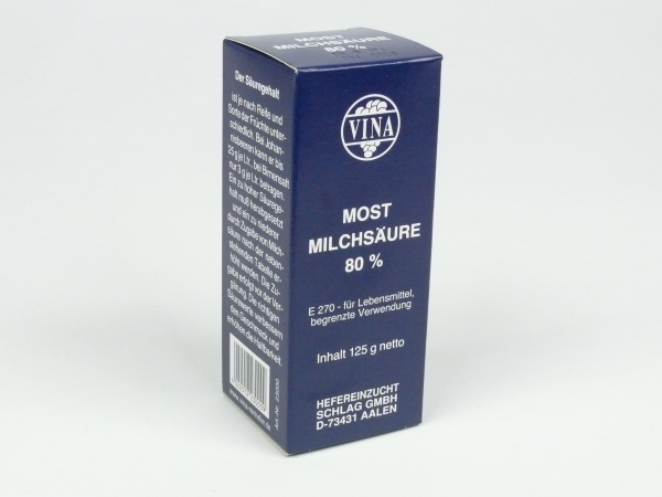 Most-Milchsäure 80 % 125 g